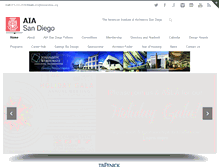 Tablet Screenshot of aiasandiego.org